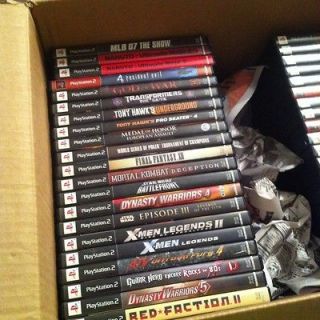 Lot Of 61 Playstation 2 PS2 Games Grand Theft Auto, Naruto, God Of 