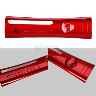 New Front Console Faceplate Cover for Microsoft Xbox 360 Red