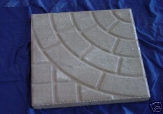 CIRCLE PAVING PATTERN 16 INCH STEPPING STONE CONCRETE GARDEN MOLD 2008