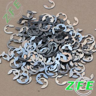 100Pcs Stainless Steel E Clip / Snap Ring/Circlip Choose Size From 1 