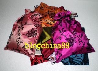 CHINESE FASHION 10PCS HANDMADE SILK EMBROIDERY SHOES & CLOTH BAGS
