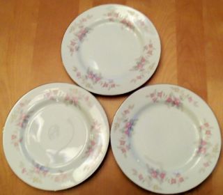House Of China Dresden Salad Plates Set of 3