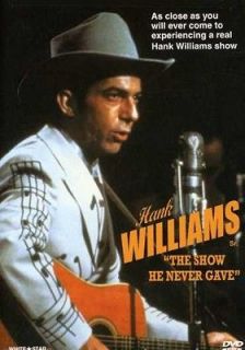 Cowboys Dont Cry/Hank Williams The Show He Never Gave [DVD New]