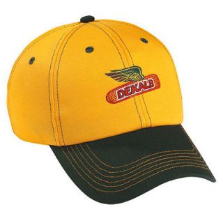 DEKALB SEED CO. CAP Hat  Chino Twill  New, Sharp, Solid, (no mesh 