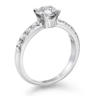 Diamond Engagement Ring 3/4 ct, H Color, SI1 Clarity, GIA 