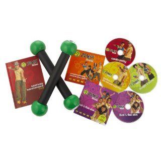 Zumba Fitness DVD Exercise Kit includes toning sticks  