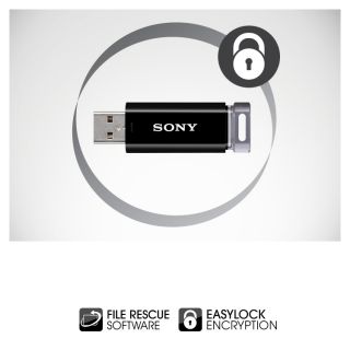 Sony Microvault Click Memory Stick 64 GB USB 2.0 Black  