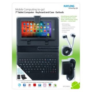 Maylong 7 Android Tablet Bundle (MVP 270) with Keyboard, Case, and 