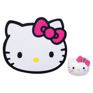 Hello Kitty Wireless Mouse and Mousepad Set   Pink/White (KT4093 