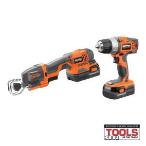 RIDGID 18 Volt Drill and One Handed Reciprocating Combo R9682 at The 