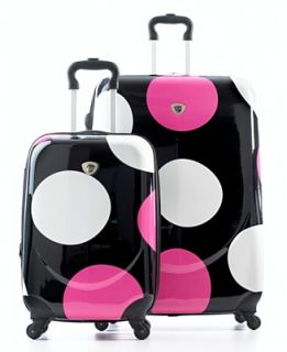 Landor and Hawa Luggage, Large Dot Hardside Spinner   Luggage 