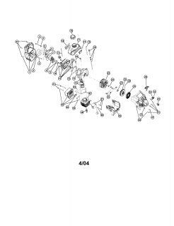 Model # BL100 Bolens Trimmer   Boom and trimmer bl100 (24 parts)