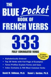 The Blue Pocket Book of French Verbs 333 Fully Conjugated Verbs