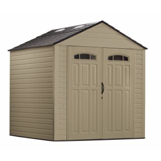 Shop Rubbermaid 7.25 ft x 7.2 ft Gable Storage Shed at Lowes