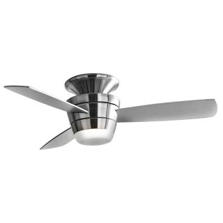 Shop allen + roth 44 in Mazon Brushed Nickel Ceiling Fan with Light 