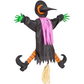 Ver Gemmy 2.59 ft Fabric Crashing Witch at Lowes