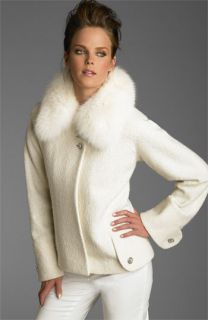 Marvin Richards Fur Trim Coat  