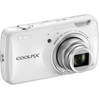 Nikon COOLPIX S800c Digital Camera (White) 26356 