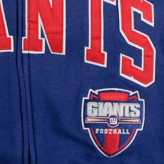 New York Giants Step One Full Zip Hooded Sweatshirt 