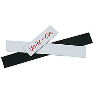 Staples White Warehouse Label   Magnetic Strip  