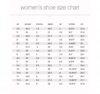 size charts + measurements   