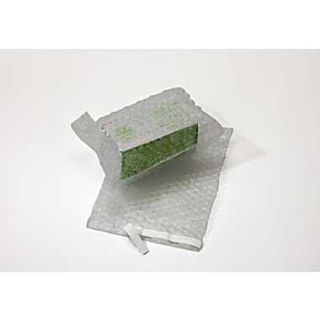 Staples Clear Bubble Bags with Lip & Tape, 7x11.5  