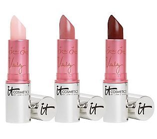 It Cosmetics Vitality Lip flush Anti Aging Lipstick Trio — 