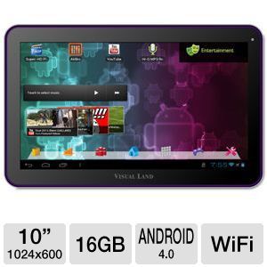 Visual Land Presitge 10 ME 110 16GB PRP Internet Tablet   Android 4.0 