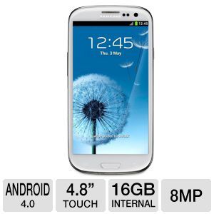 Samsung Galaxy S lll I9300 Unlocked GSM Cell Phone   Android 4.0, 4.8 