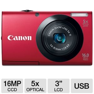 Canon 6186B001 PowerShot A3400 IS Digital Camera   16 MegaPixels, 1/2 