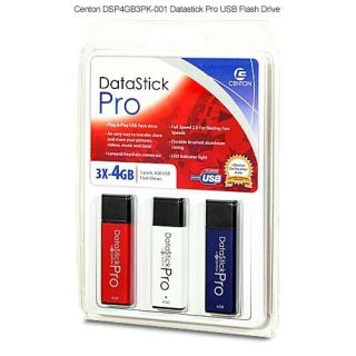 Centon DSP4GB3PK 001 Datastick Pro USB Flash Drive   4GB, USB 2.0 at 