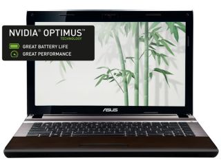 ASUS U43JC B1 14 Inch Thin and Light Laptop (Bamboo)  