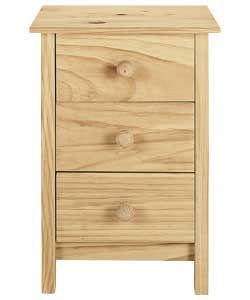 Buy Scandinavia 3 Drawer Bedside Chest   Pine at Argos.co.uk   Your 