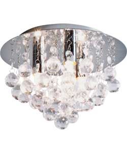Buy Living Joy Flush Droplets Ceiling Light   Clear at Argos.co.uk 