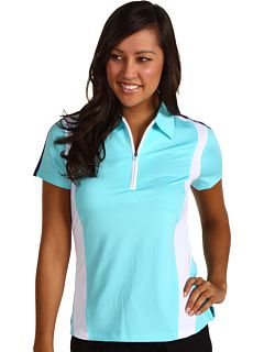 Callaway BESK0058 Colorblock Zip Placket Polo   