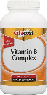 Vitacost Vitamin B Complex With Vitamin C    300 Capsules   Vitacost 