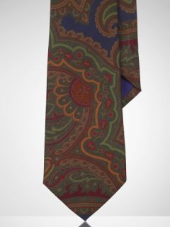 Deco Paisley Madder Silk Tie   Purple Label Sale   RalphLauren