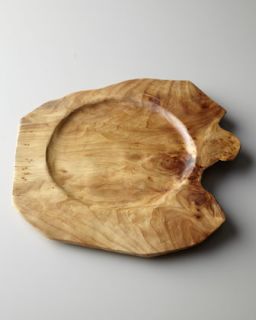 Root Wood Charger Plate   The Horchow Collection