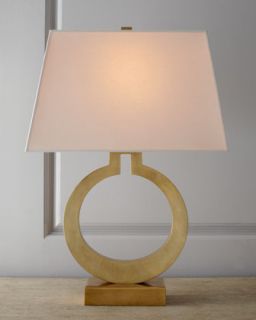 Visual Comfort Brass Ring Lamp   The Horchow Collection