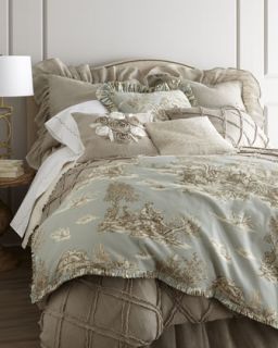 Lili Alessandra Spa Toile Bed Linens   The Horchow Collection