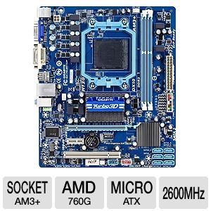 GIGABYTE GA 78LMT S2P AMD 760 Motherboard   Micro ATX, Socket AM3 
