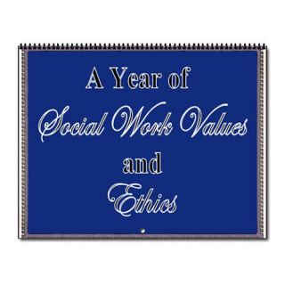 Ethics Gifts  Ethics Calendars  2013 Social Work Values and 