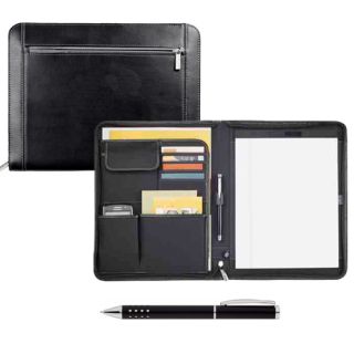 Metropolitan Zip Padfolio with Pen from LandsEnd Business Outfitters