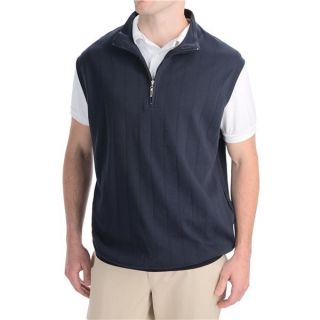 Smith & Tweed Pima Cotton Vest   Zip Neck (For Men) in   Closeouts