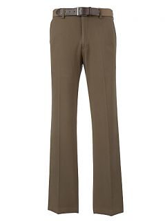 Buy John Lewis Stretch Twill Belt Trousers, Stone online at JohnLewis 