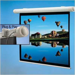 Draper 136207 Salara Plug & Play Motorized Projection Screen   55 x 92 