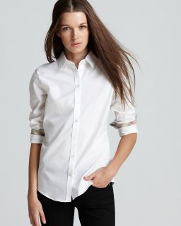 Burberry Brit Basic Button Down Blouse  