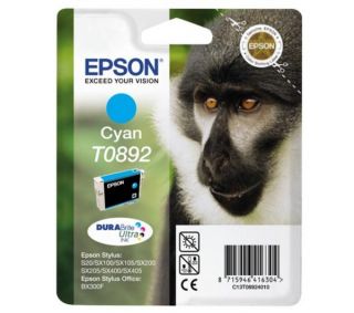 EPSON Monkey T0892 Cyan Ink Cartridge Deals  Pcworld