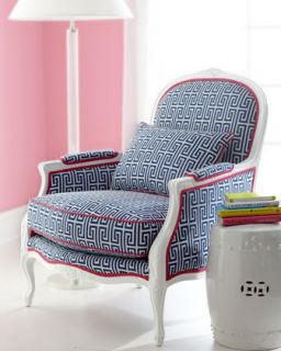 Lilly Pulitzer Johanna Upholstered Armchair   The Horchow Collection