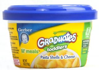 Gerber Graduates® For Toddlers Lil Meals Pasta Shells and Cheese    6 